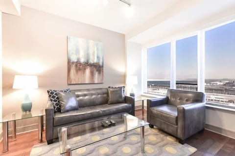 Seaport/South Boston Boston 1 Bedroom Living Room