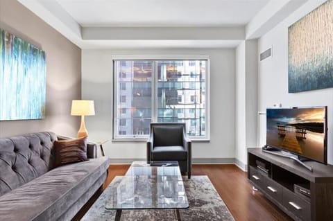 Seaport/South Boston Boston 1 Bedroom Living Room