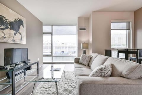 Seaport/South Boston Boston 1 Bedroom Living Room