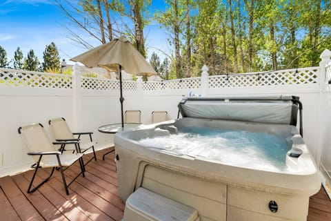 Enjoy soaking under the sun or stars!