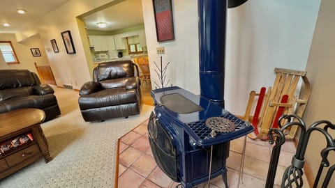 Wood Burning Fireplace for Cozy Nights