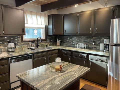 Fully stocked kitchen