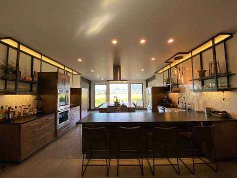 Chef's Kitchen w/mountain views.