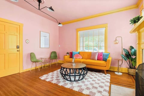 Bright, bold, and cozy — your perfect hangout spot.