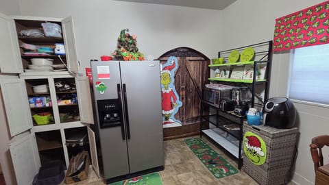 kitchen space and amenities