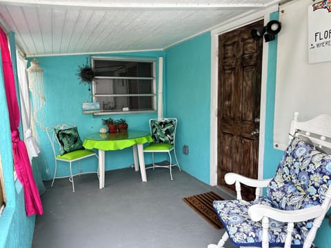 Screened patio of main bedroom