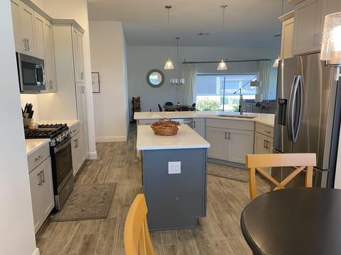 Fully stocked kitchen with everything you need for making meals at home