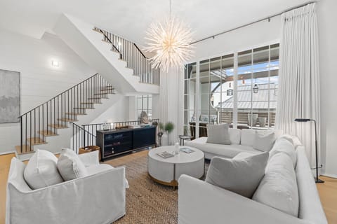 This Breathtaking Residence is part of Rosemary Beach's newest Condo Building. Located on S Barrett Square next to The Town Hall, Rosemary Bespoke is a Masterpiece of Fine Finishes, Harmonizing to Provide an Incredible vacation experience