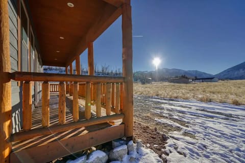 The front porch is a great place to watch Mount Antero and Mount Princeton. 