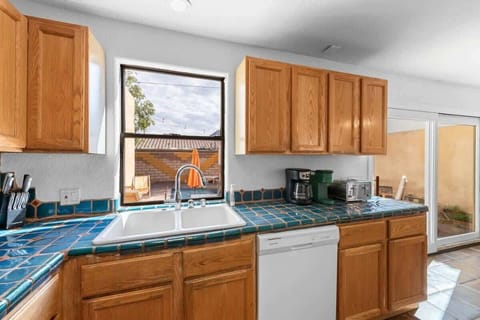 Fully stocked cooking area