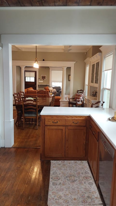Kitchen looking towards dining room