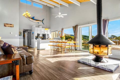 Wood burning stove to keep things comfy cozy