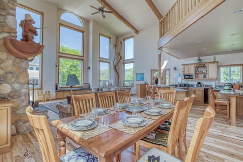 Embassy Dining Area with Living Room View