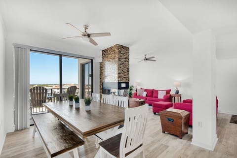 Dining to living room view