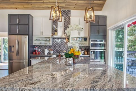 Kitchen island with plenty of sitting space