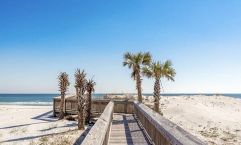Public beach access - white sand beaches just steps away