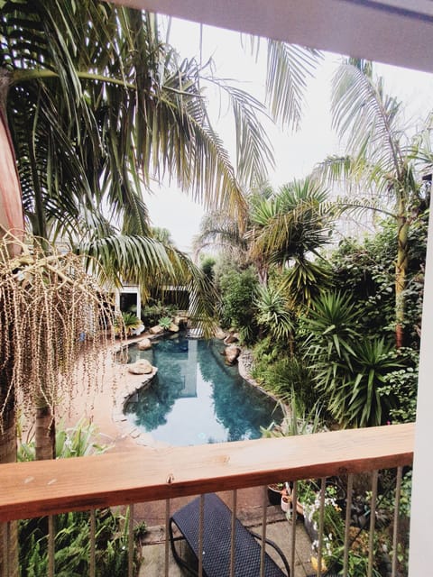 Tropical lagoon pool