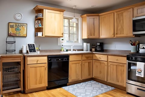 The heart of the home—an open kitchen that flows into a welcoming dining area.