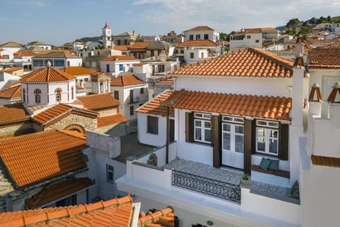 Aerial view showing the beautiful apartment 