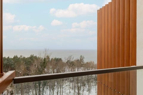 Beautiful sea view visible from the balcony.