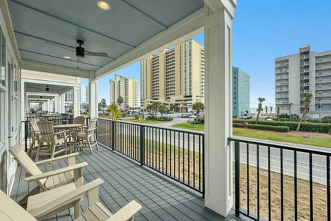 Nestled just across the street from the glistening Gulf Shores beaches, our welcoming home invites you to spend a relaxing and rewarding vacation with loved ones at our stunning beachside retreat.