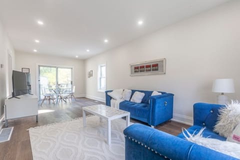 Living room with dining area