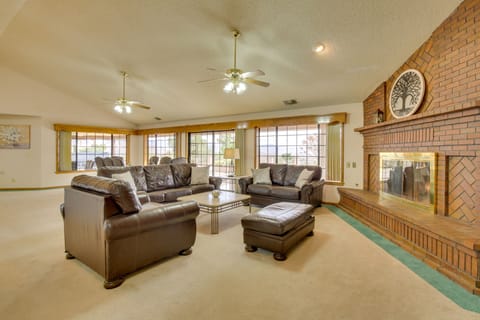 Apple Valley Vacation Rental | 3BR | 4.5BA | Stairs Required | 5,000 Sq Ft