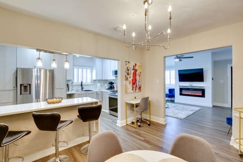 Dining Room | Top-Floor, Single-Story Apartment
