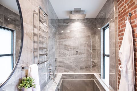 4` x 6` sunken stainless steel soaking tub