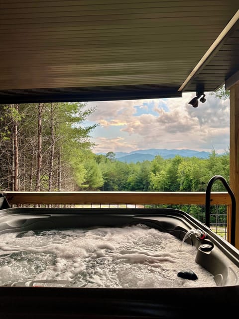 View from the hot tub