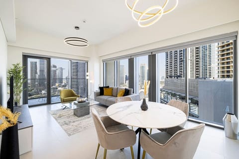 Spacious living area with natural light