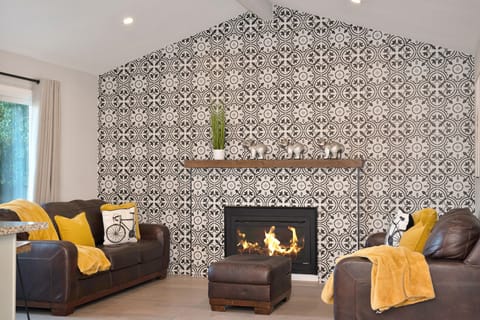 Living room with 2 large  nonconvertible sofas and the den. (sleep 2)