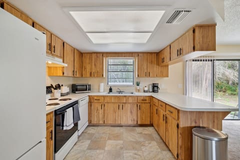 Indoors, Floor, Flooring, Kitchen, Microwave