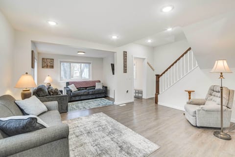 Fargo Vacation Rental | 4BR | 2BA | 2,220 Sq Ft | 5 Steps for Entry