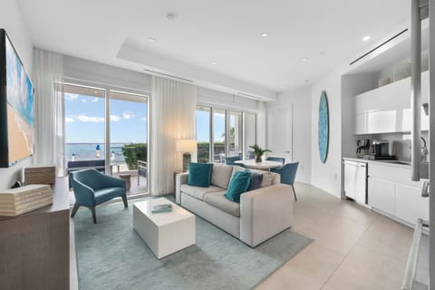Modern living area.