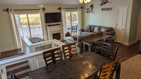 Main open-concept Living area / Kitchen and Dining area of the home