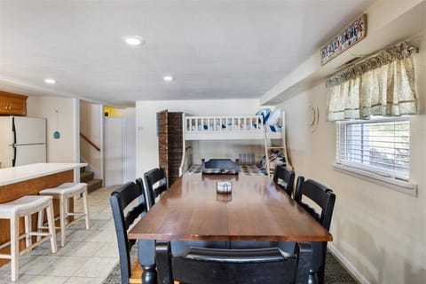 Downstairs main area offers additional sleep space.