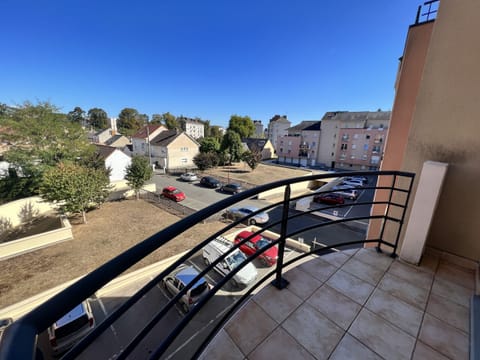 "Panoramic view from the balcony (L'Aliénor)"