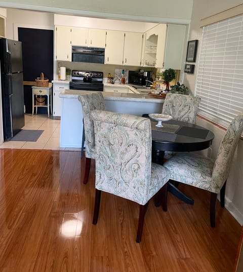 Dinning room and kitchen.