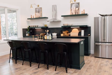 Full stocked kitchen with everything you need to cook a meal