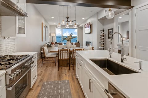 Kitchen is fully appointed