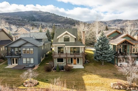 Expansive back yard that backs up to walking and biking trail