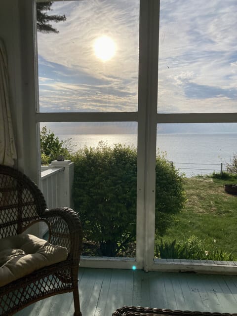 Sunrise view from the porch