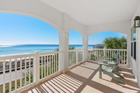 3rd Level Patio off of Master Bedroom has EXPANSIVE Gulf and Beach Views
