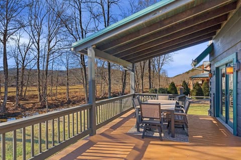 Spacious Deck with Covered Outdoor Dining