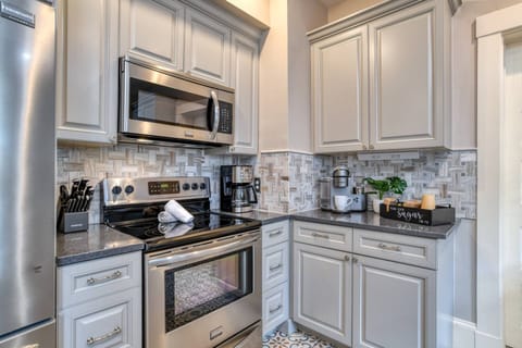 Enjoy a quick cup of coffee before heading out for the day.