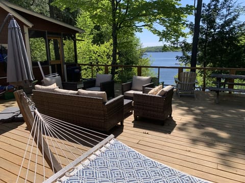 Sundeck w lake views