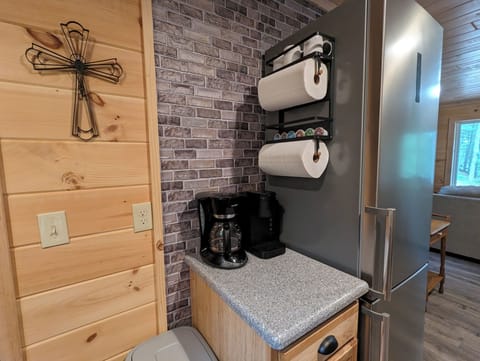 Paper towels and a starter set of k-cups included