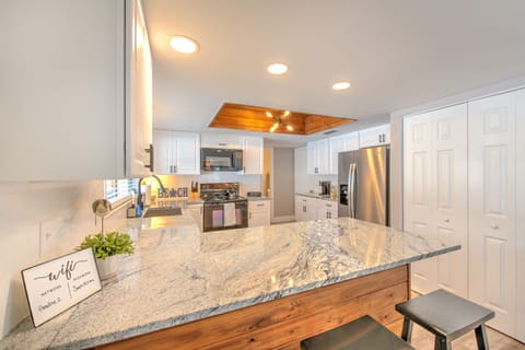 Kitchen fully stocked for your convenience