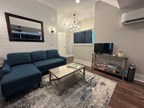 Small Roku TV is provided or enjoy puzzles and board games.